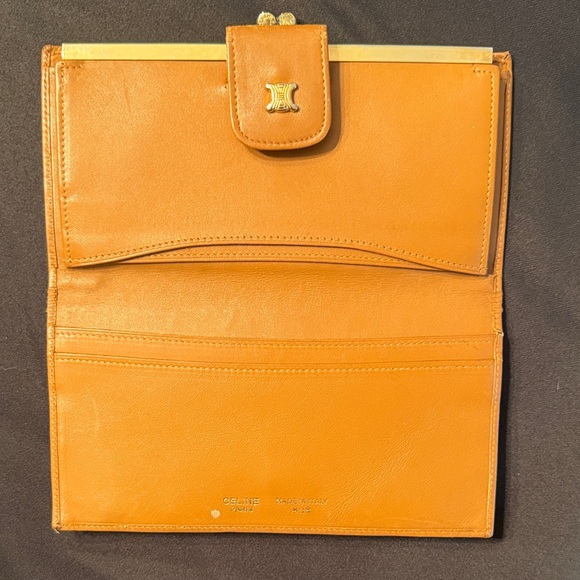 Celine Beige and Cognac Women's Wallet - Picture 4 of 7